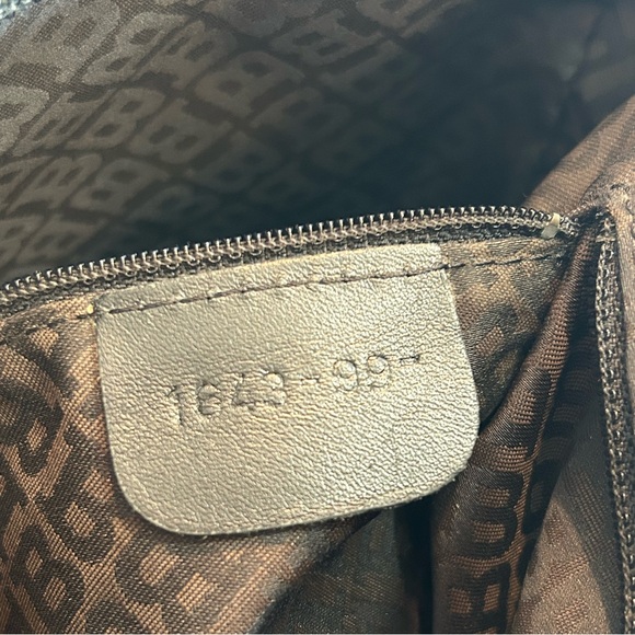 Vintage Bally Brown Woven Tote Bag. Good condition but zipper needs repair. - Picture 4 of 11